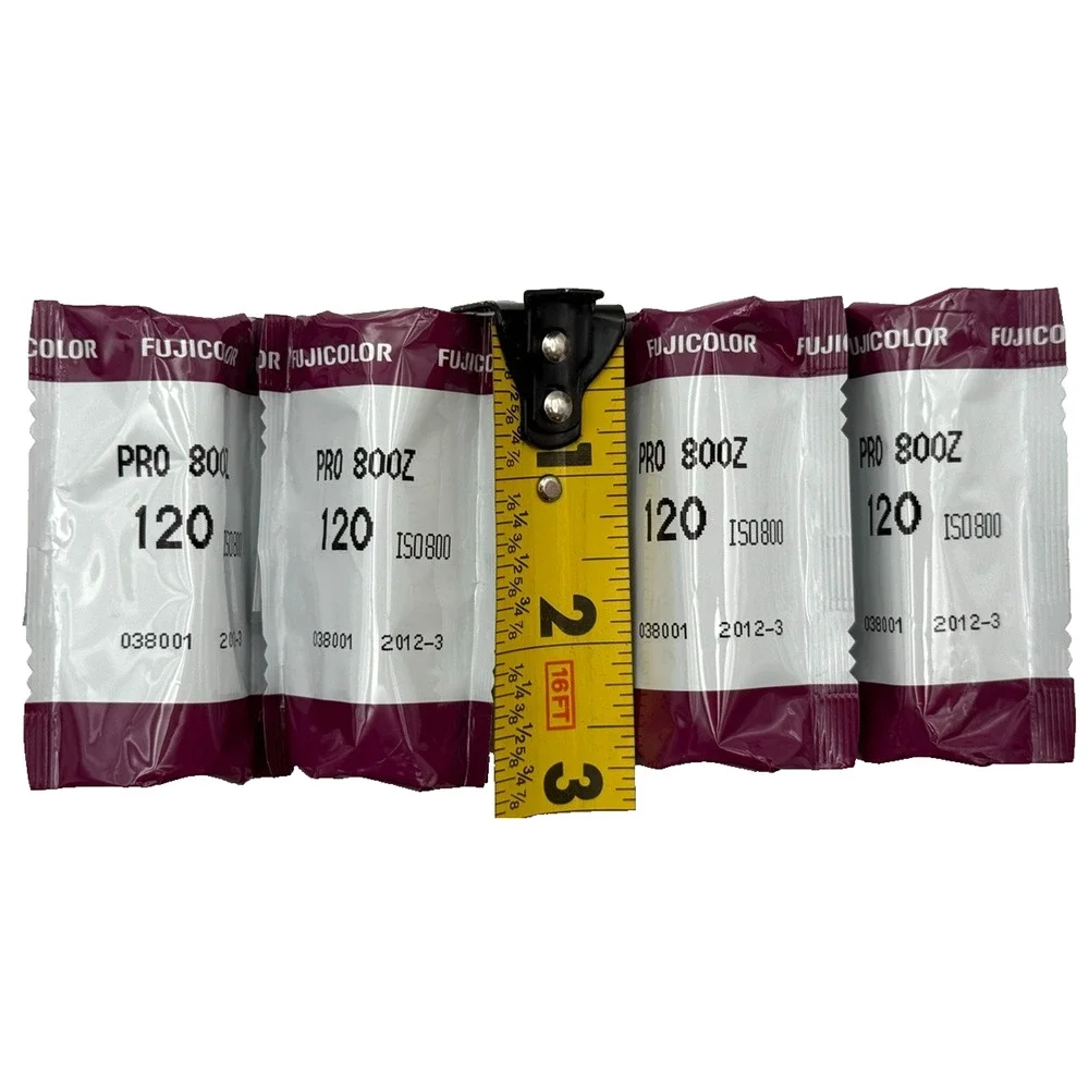 4 Rolls Fujifilm Fujicolor Pro 800Z 120 Color Negative Film EXP 03/2012 Sealed